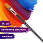 Кисть художественная проф. BRAUBERG ART CLASSIC, синтетика жесткая, плоская, № 18, длинная ручка, 200671 (арт. 200671)