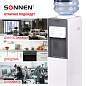 Кулер для воды SONNEN FSC-02BA, напольный, НАГРЕВ/ОХЛАЖДЕНИЕ КОМПРЕССОР, шкаф, 2 крана, серый, 455416 (арт. 455416)