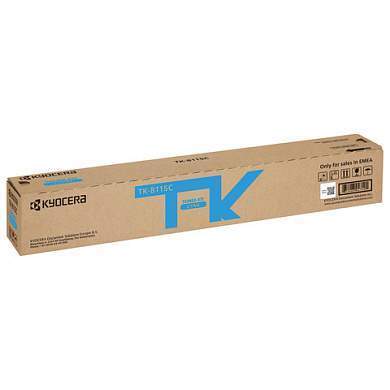 Тонер-картридж KYOCERA (TK-8115C) M8124cidn/M8130cidn, голубой, ресурс 6000 стр., оригинальный, 1T02P3CNL0 (арт. 363062)