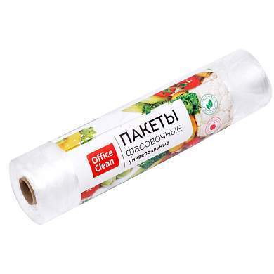 Пакеты фасовочные OfficeClean, ПНД, 30*40см, 8мкм, рулон на втулке, 500шт. (арт. 317617)