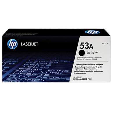 Картридж лазерный HP (Q7553A) LaserJet 2015/2015n/2014, №53А, оригинальный, ресурс 3000 страниц (арт. 360515)