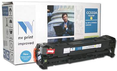 Картридж совм. NV Print CC532A/Canon 718 желтый для HP CLJ CP2025/CM2320 Canon MF-8330/8350(2800стр.) (ПОД ЗАКАЗ) (арт. 162253)