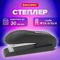 Степлер №24/6, №26/6 BRAUBERG "UNIVERSAL+", до 30 листов, полнозагрузочный,на 150 скоб, черный, 272719 (арт. 272719)