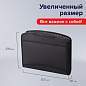Папка-портфель пластиковая BRAUBERG А4+ (355х290х60 мм), выдвижные ручки, 9 отделений, 1 карман, черная, 225168 (арт. 225168)