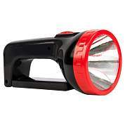 Фонарь-прожектор Smartbuy SBF-303-K, аккумуляторный, светодиодный, 1W+12 SMD (арт. 307997)