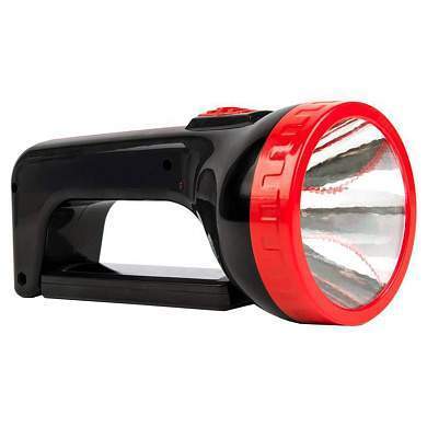 Фонарь-прожектор Smartbuy SBF-303-K, аккумуляторный, светодиодный, 1W+12 SMD (арт. 307997)