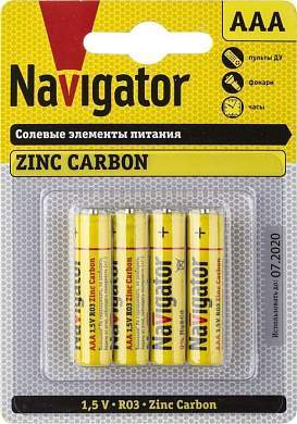 Элемент питания Navigator Новый Стандарт R03/286 Bl4 94767 (арт. 218154)