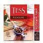 Чай TESS "Pleasure" черный с шиповником, яблоком, лимонным сорго, 100 пакетиков в конвертах по 1,5 г, 0919-09 (арт. 621034)