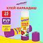 Клей-карандаш ЮНЛАНДИЯ "ЮНЛАНДИК И БОЖЬЯ КОРОВКА", 25 г, улучшенный, 227612 (арт. 227612)