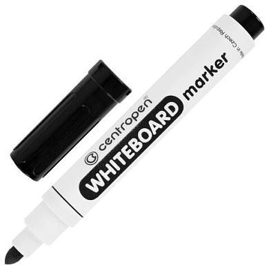 Маркер стираемый для белой доски ЧЕРНЫЙ, CENTROPEN "Dry-Wipe", 2,5 мм, 8559, 5 8559 0112 (арт. 150318)