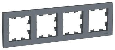 Schneider AtlasDesign рамка СУ 4 мест. грифель ATN000704 (арт. 662644)