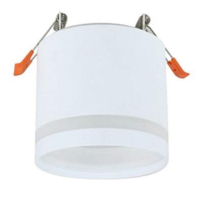 Ecola GX53SP 5374 светильник встраив. СПОТ с полосой углубл. Белый матовый 82x76 SR534WECB (10!) (арт. 900451)