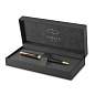 Ручка шариковая PARKER "Sonnet Core Matt Black GT", черный матовый лак, позолота, черная, 1931519 (арт. 142359)