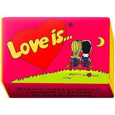 Жевательная резинка Love is..., вишня-лимон (арт. 255814)