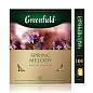 Чай GREENFIELD "Spring Melody" черный с чабрецом, мятой, смородиной, 100 пакетиков в конвертах по 1,5 г, 1065-09 (арт. 620394)
