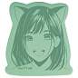 Самоклеящийся блок фигурный MESHU "Anime girl", 40л., европодвес, ассорти (арт. 362690)