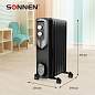 Обогреватель масляный SONNEN DFN-07BL, 1500 Вт, 7 секций, черный, 455310 (арт. 455310)