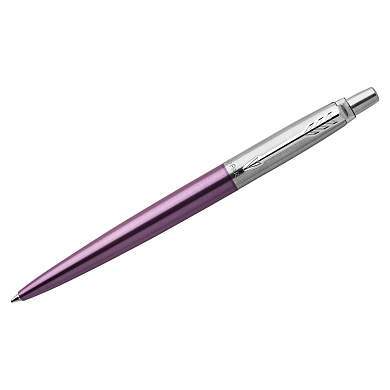 Ручка шариковая Parker "Jotter Victoria Violet CT" синяя, 1,0мм, кнопочн., подарочная упаковка (арт. 242282)