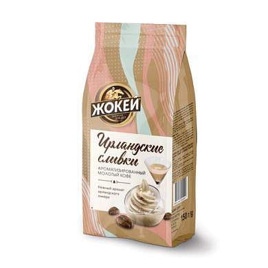Кофе молотый ЖОКЕЙ "Ирландские сливки" 150 г, 0509-20 (арт. 621130)