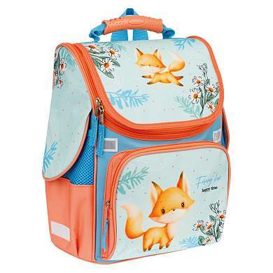 Ранец ArtSpace Junior "Foxy" 37*28*21см, 1 отделение, 3 кармана, анатомическая спинка (арт. 347926)