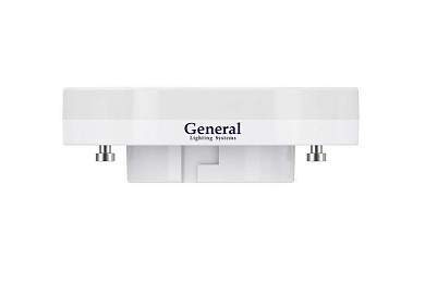 General GX53 7W 6500K 6K 75x26.5 рифл. пластик 642600 (арт. 583947)