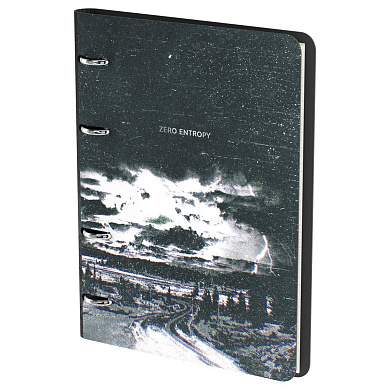 Тетрадь на кольцах А5, 80л. ЛАЙТ, кожзам, Greenwich Line "Surreal", тон. блок (арт. 366599)