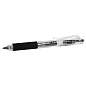 Ручка гелевая автоматическая BRAUBERG "X-WRITER 1700" УВЕЛИЧЕННАЯ ДЛИНА ПИСЬМА 1700 м, ЧЁРНАЯ, игольчатый узел 0,5 мм, линия 0,35 мм, 144472 (арт. 144472)