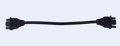 ASD/InHome Коннектор шинопровода гибкий 1-фазный FC-1B-TL черный TOP-LINE 9399 (арт. 722061)