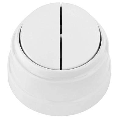 Bylectrica РЕТРО выкл. ОУ 2 кл. (корп. ABS-пластик) (10А), БЕЛЫЙ А510-2202 (арт. 760766)