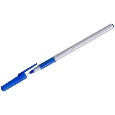 Ручка шариковая Bic "Round Stic Exact" синяя, 0,7мм, грип (арт. 199941)