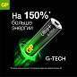 Батарейки КОМПЛЕКТ 4 шт., GP Ultra Plus G-Tech, AAA (LR03), алкалиновые, мизинчиковые, 24AUPA21-2CRSB4 (арт. 454094)