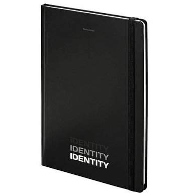 Блокнот с резинкой в клетку 96 л., БОЛЬШОЙ ФОРМАТ А4 204х299 мм, BRAUBERG, "Identity", 115528 (арт. 115528)