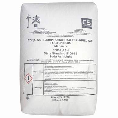 Сода кальцинированная, 25 кг, - (арт. 600679)