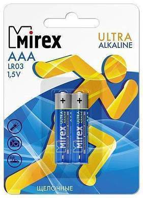 Элемент питания Mirex LR03/286 BL2 (арт. 692761)