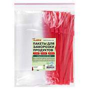 Пакеты для заморозки продуктов, 3 л, КОМПЛЕКТ 50 шт., с замком-застежкой (слайдер), LAIMA (арт. 608913)