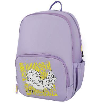 Рюкзак Berlingo Light "Angel lilac" 39,5*28*16см, 2 отделения, 3 кармана, уплотненная спинка (арт. 336393)
