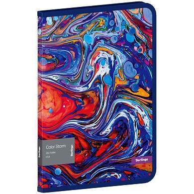 Папка на молнии Berlingo "Color Storm" А4, 600мкм, с рисунком (арт. 299312)