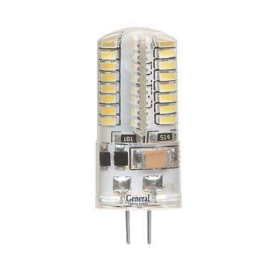 General G4 12V 3W 6500K 6K 6х45 силикон GLDEN-G4-3-S-12-6500 684500 (арт. 679445)