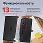 Папка-портфель пластиковая BRAUBERG А4 (332х245х35 мм), 13 отделений, черная, 221378 (арт. 221378)