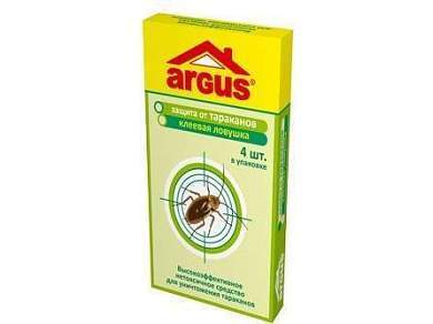 От тараканов ловушка клеевая ДОМИК 4шт/уп, цена за уп (8гр. клея) Argus AR-4466 (арт. 135628)