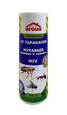 От тараканов, муравьев, мух, приманка гранулы 100гр. туба (тиаметоксам) ARGUS AR-6122 (арт. 782608)