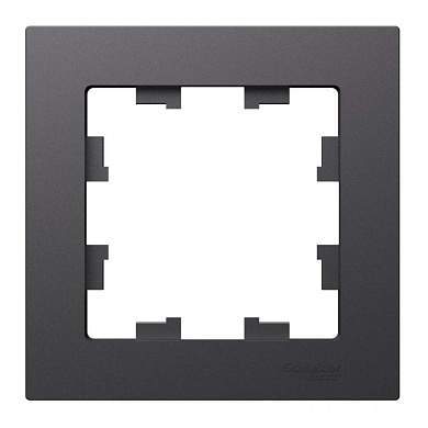 Systeme Electric AtlasDesign рамка СУ 1 мест., БАЗАЛЬТ ATN001401 (10!) (арт. 859701)
