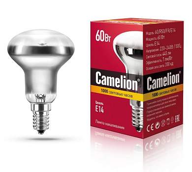 Camelion R50 E14 60W зеркальная матовая 60/R50/FR/E14 (арт. 604151)