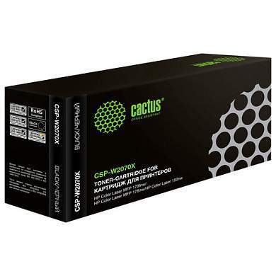Картридж лазерный CACTUS (CSP-W2070X) для HP Color Laser 150a/150nw/178nw, черный, ресурс 1500 страниц (арт. 364148)
