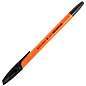Ручка шариковая BRAUBERG "X-333 Orange", ЧЕРНАЯ, корпус оранжевый, узел 0,7 мм, линия письма 0,35 мм, 142410 (арт. 142410)