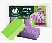 Губки для мытья посуды XL-размер STRONG effect, 5шт,С0006512 Master FRESH (арт. 828800)