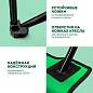 Кресло складное туристическое садовое с подстаканником в чехле, зеленое, DASWERK, 680048 (арт. 680048)