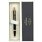 Ручка шариковая PARKER "IM Core Black Lacquer GT", ежедневник А5 черный, пакет, 880899 (арт. 880899)