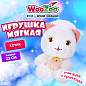 Игрушка мягкая "Котик", высота 23 см, цвет белый, WOOZOO (ВУЗУ), 666785 (арт. 666785)