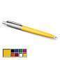 Ручка шариковая Parker "Jotter Yellow CT" синяя, 1,0мм, кнопочн., пластик. корпус, блистер (арт. 295246)